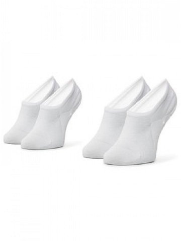 Tommy Hilfiger Sada 2 párů pánských nízkých ponožek 382024001 Bílá