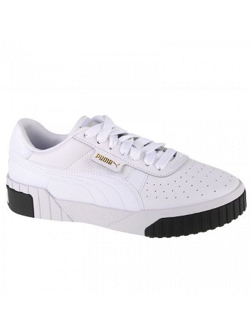 Dámské boty tenisky Cali 369155-04 bílá – Puma bílá-černá 36