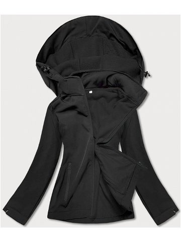 Černá dámská bunda s polarem HH017-1 odcienie czerni XL 42