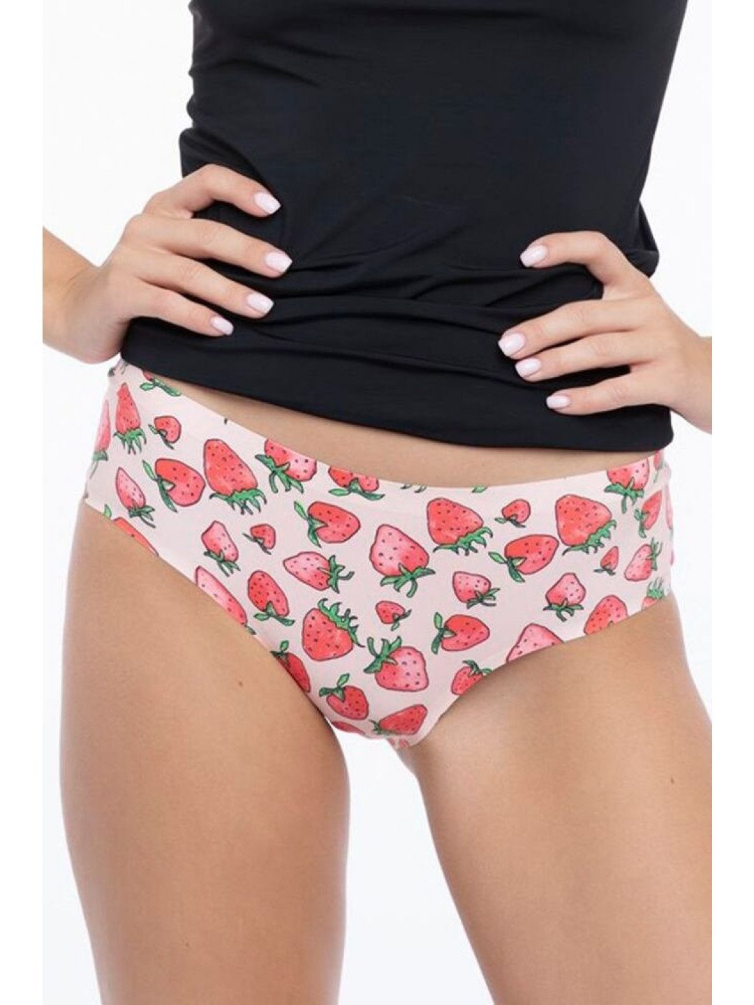 Kalhotky Strawberry růžové s jahodami růžová S