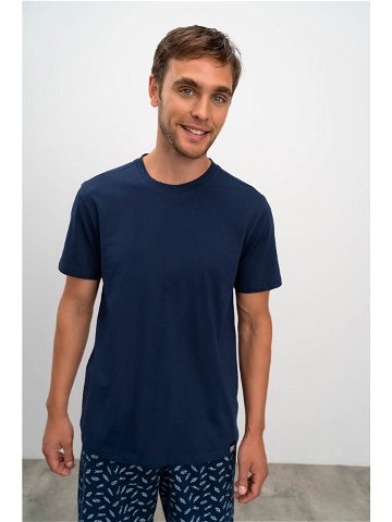 Pánské tričko 16850 tmavě modré – Vamp M