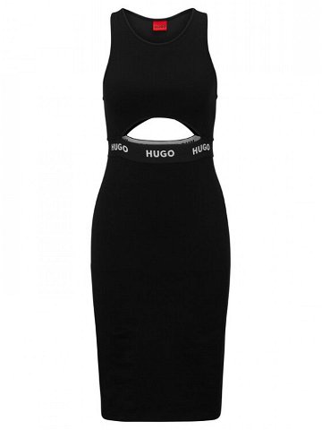 Hugo Každodenní šaty Nassari 50495065 Černá Slim Fit