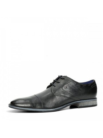 Bugatti pánské kožené společenské boty – černé – 46