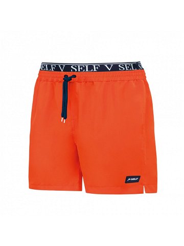 Pánské plavky SM25-26 Summer Shorts neonově oranžové – Self M