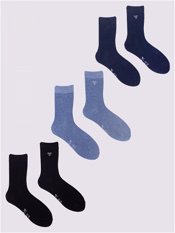Yoclub Pánské ponožky Colours 3-Pack SKA-0127F-AA0B Multicolour 43-46