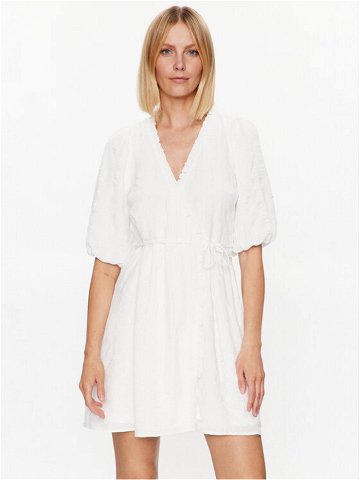 Gina Tricot Letní šaty 20300 Bílá Regular Fit