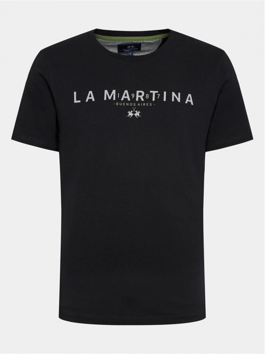 La Martina T-Shirt WMR005 JS206 Černá Regular Fit