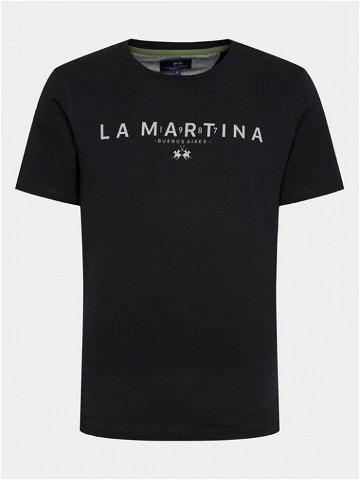 La Martina T-Shirt WMR005 JS206 Černá Regular Fit