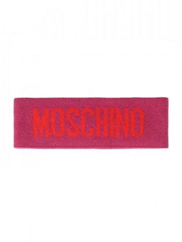 MOSCHINO Textilní čelenka 65235 0M2355 Růžová