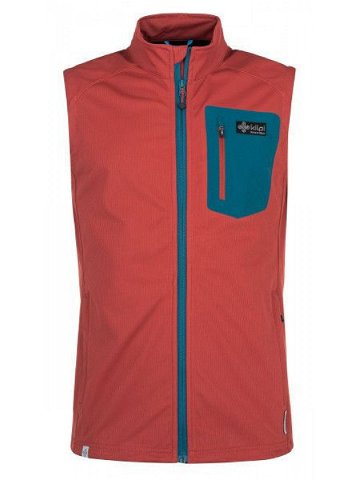 Pánská softshellová vesta Tofano-m tmavě červená – Kilpi XS