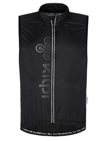 Pánská běžecká vesta Flow-m černá – Kilpi XS