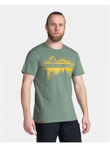 Pánské tričko CHOOSE M Tmavě zelená – Kilpi 3XL