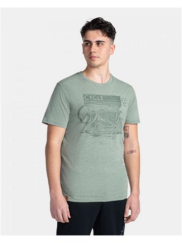 Pánské tričko PORTELA M Tmavě zelená – Kilpi 3XL
