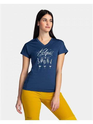 Dámské tričko MERIN W Tmavě modrá – Kilpi 46