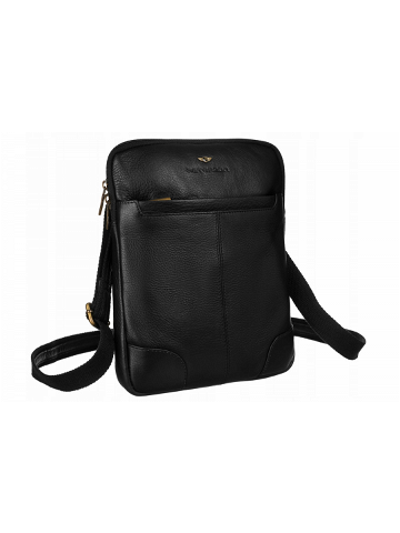 Pánské kabelky DH Kožená taška PTN 014 NDM BLACK jedna velikost