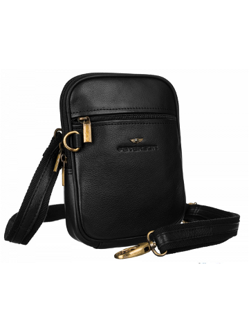 Pánské kabelky DH Kožená taška PTN 1113 NDM BLACK jedna velikost