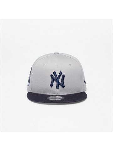 New Era New York Yankees Contrast Side Patch 9Fifty Snapback Cap Gray Navy