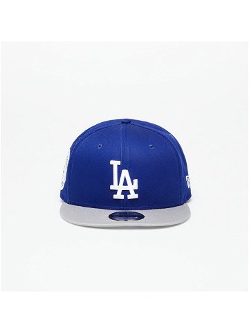 New Era Los Angeles Dodgers Contrast Side Patch 9Fifty Snapback Cap Dark Royal Gray