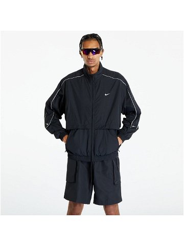 Nike Solo Swoosh Woven Tracksuit Jacket Black White