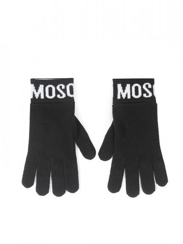 MOSCHINO Dámské rukavice 65232 M2357 Černá