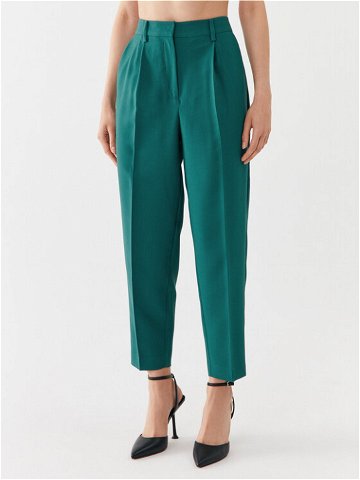 Bruuns Bazaar Kalhoty z materiálu Cindy BBW2393 Zelená Loose Fit