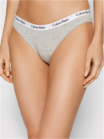 Calvin Klein Underwear Klasické kalhotky 000D1618E Šedá