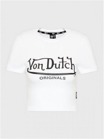 Von Dutch T-Shirt Arta 6 230 050 Bílá Regular Fit