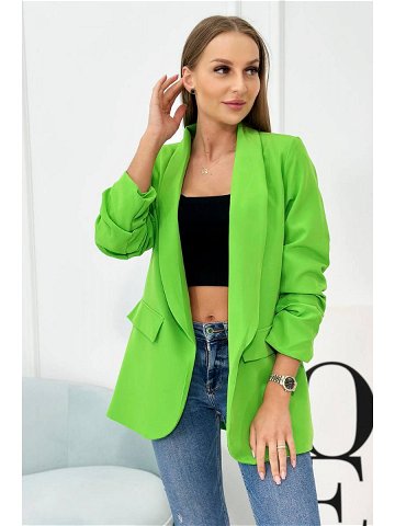 Sako s klopami elegantní světle zelené UNI