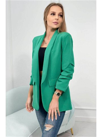 Sako s klopami elegantní zelené UNI