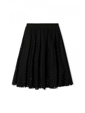 Dětská sukně Dkny černá barva mini áčková