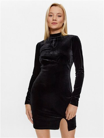 Glamorous Každodenní šaty EA0762 Černá Slim Fit