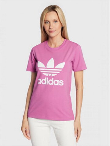 Adidas T-Shirt adicolor Classics Trefoil HK9640 Růžová Regular Fit