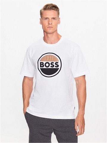 Boss T-Shirt 50496223 Bílá Regular Fit