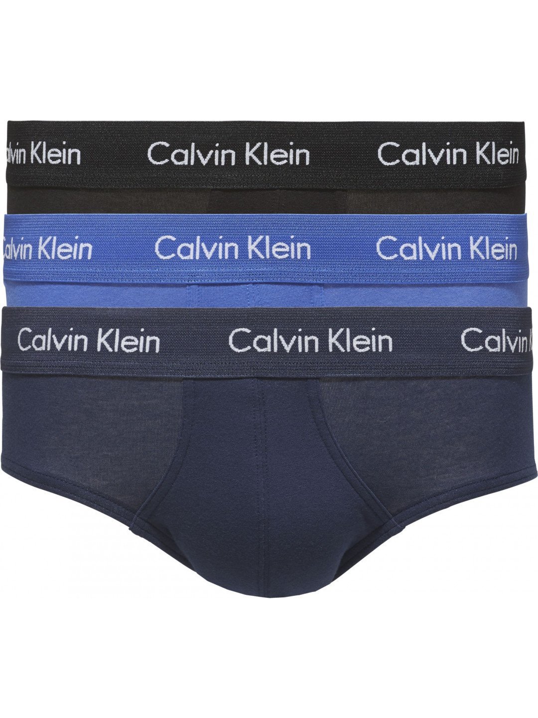 Pánské spodní prádlo 3P HIP BRIEF 0000U2661G4KU – Calvin Klein S