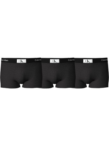 Pánské boxerky 3 Pack Boxer Briefs CK96 000NB3529AUB1 černá – Calvin Klein XXL