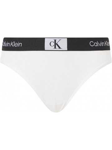 Dámské kalhotky Bikini Briefs CK96 000QF7222E100 bílá – Calvin Klein XL