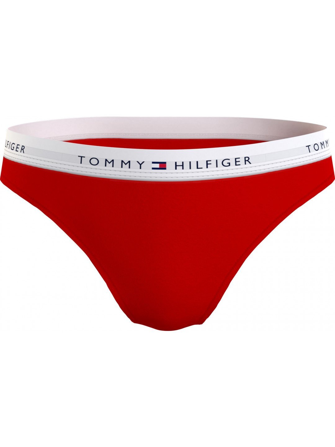 Dámské kalhotky ICON REPEAT LOGO BRIEFS UW0UW03836XLG červená – Tommy Hilfiger XL