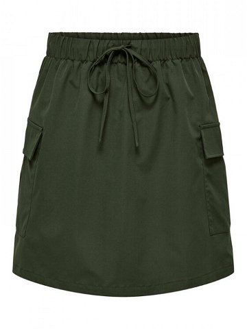 ONLY Mini sukně 15302726 Zelená Regular Fit