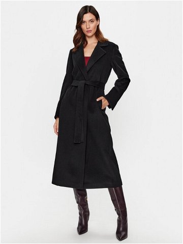 MAX & Co Vlněný kabát Longrun 40149523 Černá Regular Fit