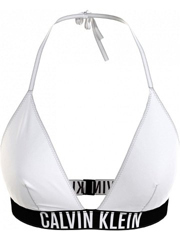 Dámské plavky horní díl Triangle Bikini Top Intense Power KW0KW01824YCD bílá – Calvin Klein XL