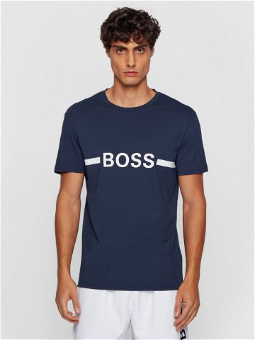 Boss T-Shirt 50437367 Tmavomodrá Slim Fit