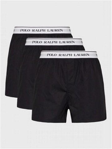 Polo Ralph Lauren Sada 3 kusů boxerek 714866472001 Černá
