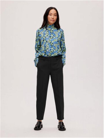 Selected Femme Kalhoty z materiálu Rita-Ria 16089261 Černá Regular Fit
