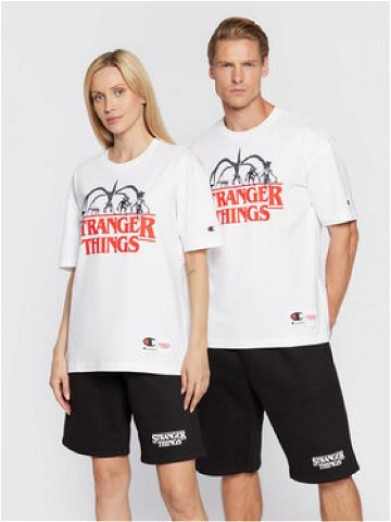 Champion T-Shirt Unisex STRANGER THINGS 217791 Bílá Custom Fit