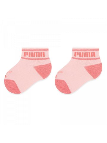 Sada 2 párů dětských vysokých ponožek Puma