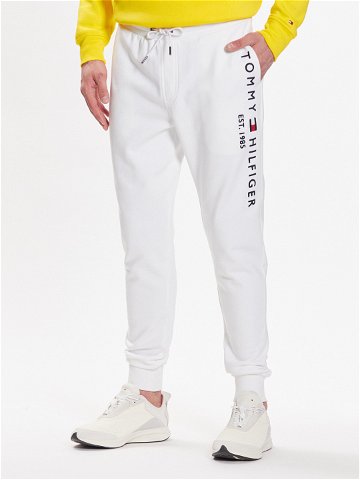 Tommy Hilfiger Teplákové kalhoty Basic Branded MW0MW08388 Bílá Regular Fit