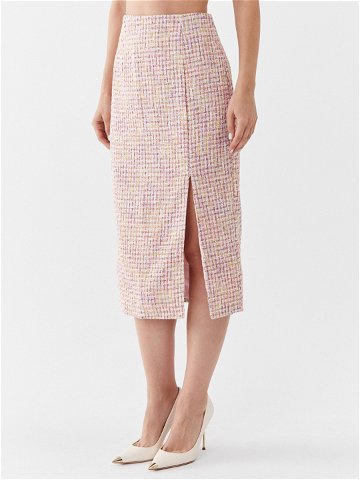Glamorous Pouzdrová sukně CK6777 Růžová Slim Fit