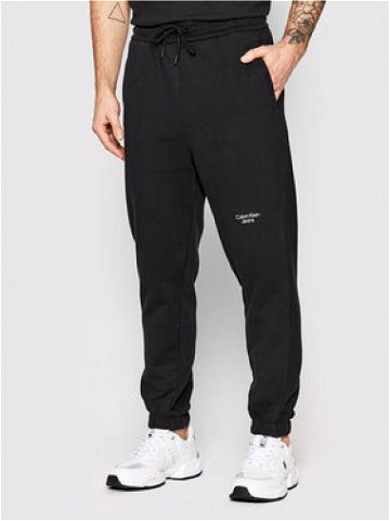 Calvin Klein Jeans Teplákové kalhoty J30J320590 Černá Regular Fit