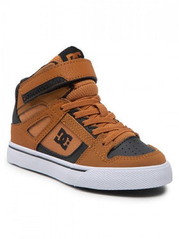 DC Sneakersy Pure High-Top Ev ADBS300324 Hnědá