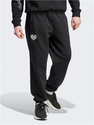 Adidas Teplákové kalhoty HY1288 Černá Loose Fit